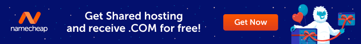 Get Shared hosting and receive a free .COM!